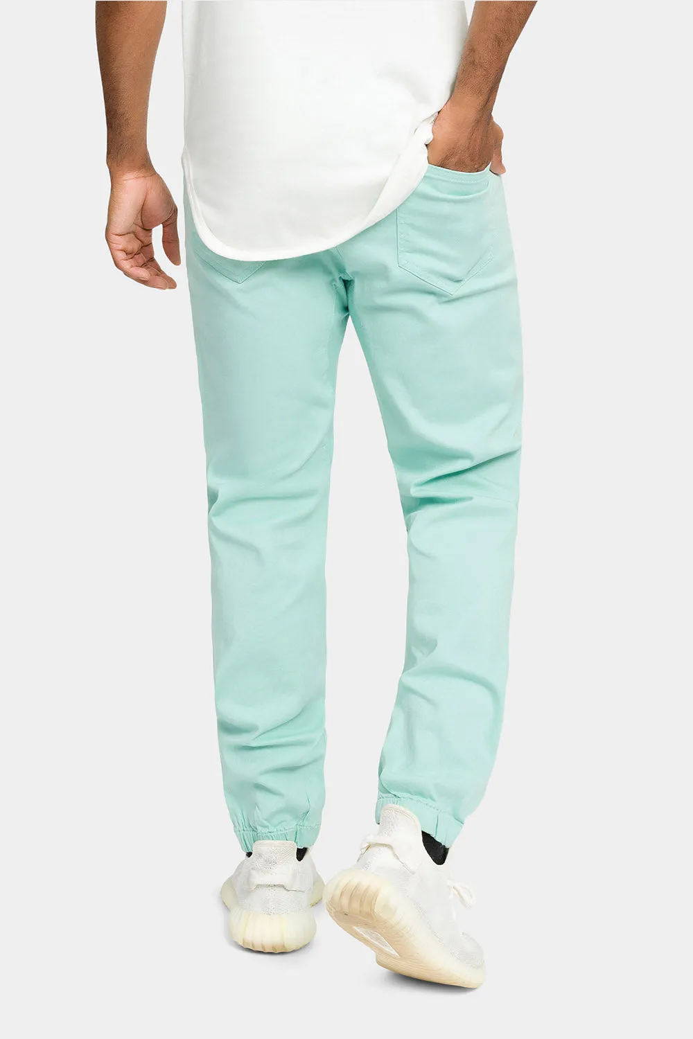 Men's Jogger Twill Pants (Mint)