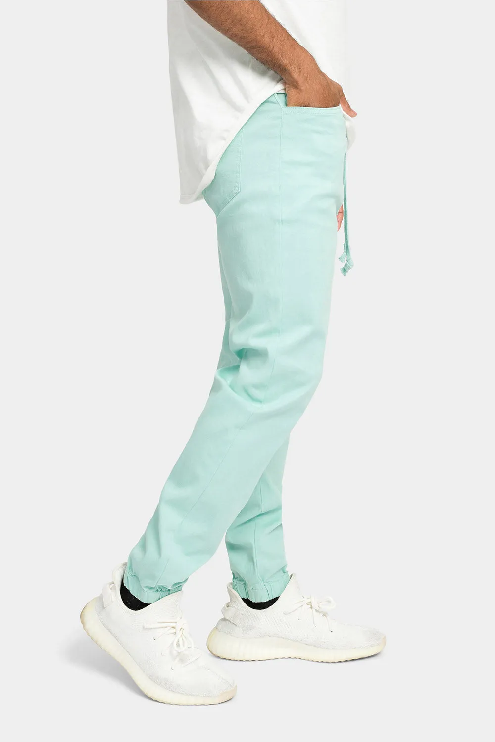 Men's Jogger Twill Pants (Mint)