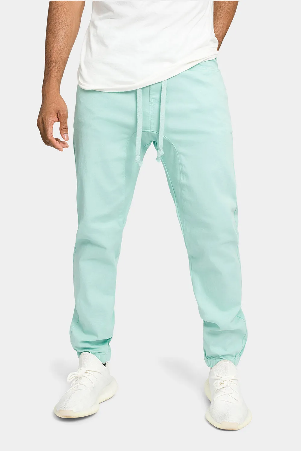 Men's Jogger Twill Pants (Mint)