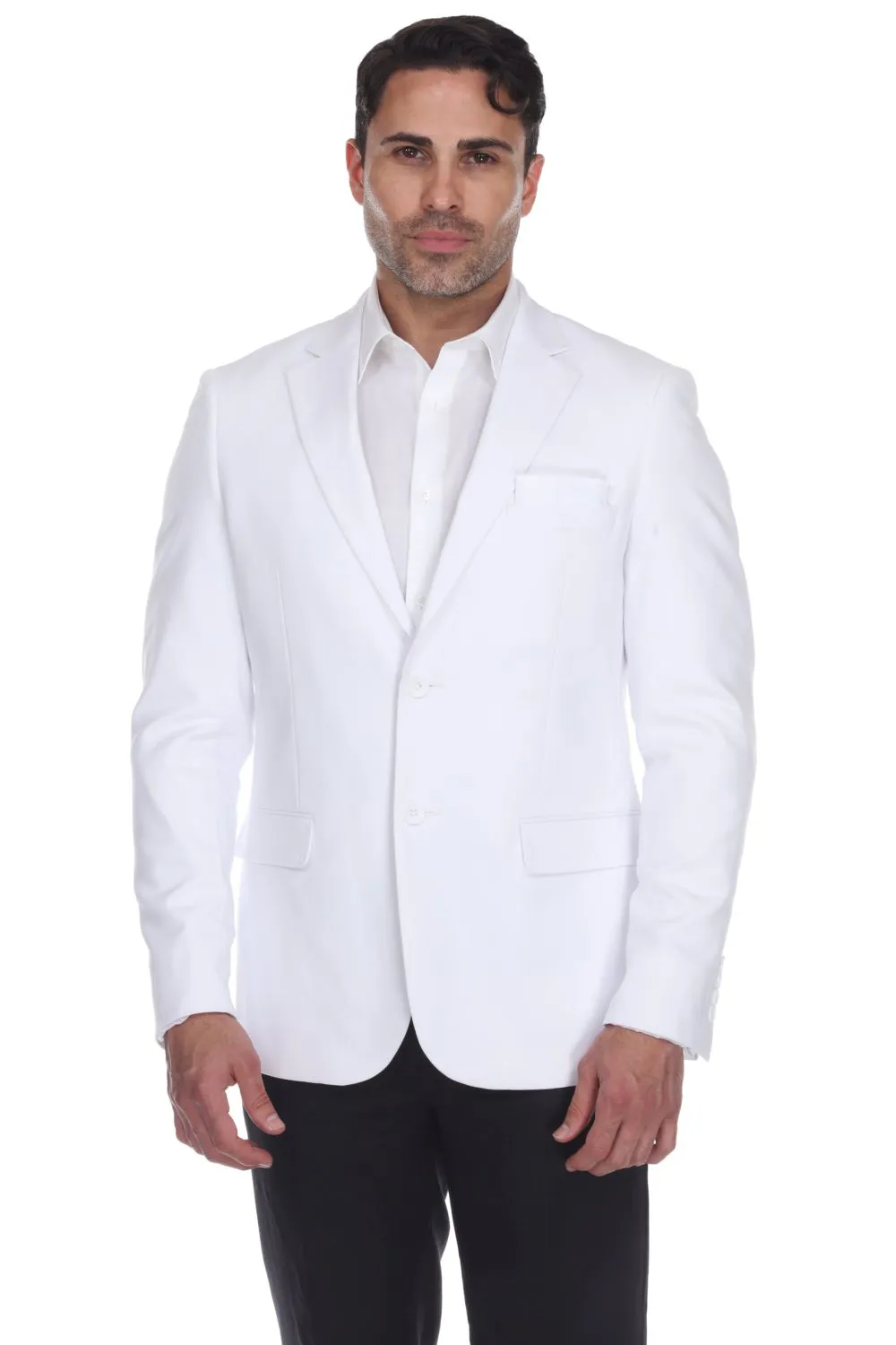 Mojito Reserve Men's Cotton Blend 4-Way Stretch Modern Fit Casual Sports Jacket