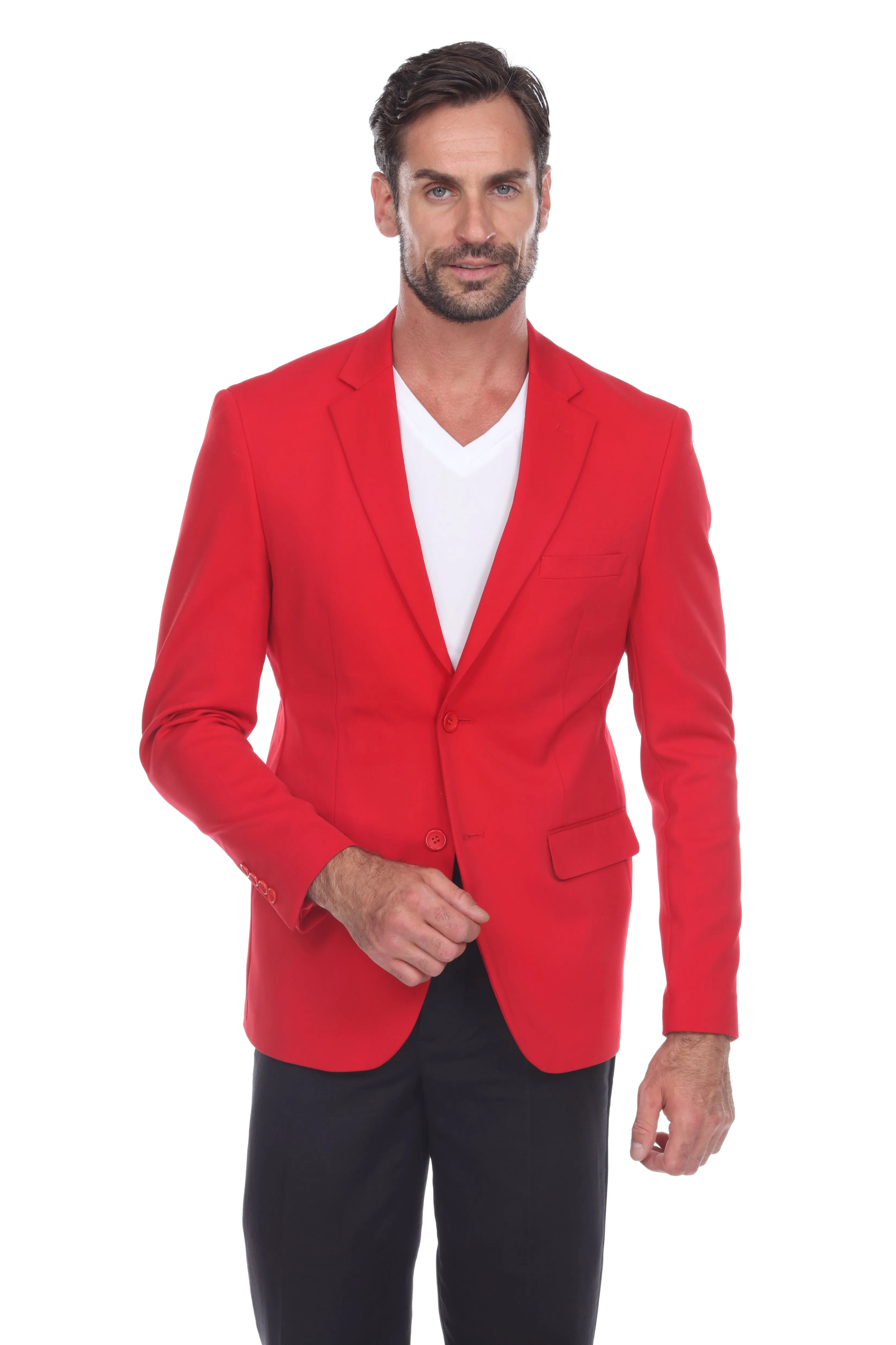 Mojito Reserve Men's Cotton Blend 4-Way Stretch Modern Fit Casual Sports Jacket