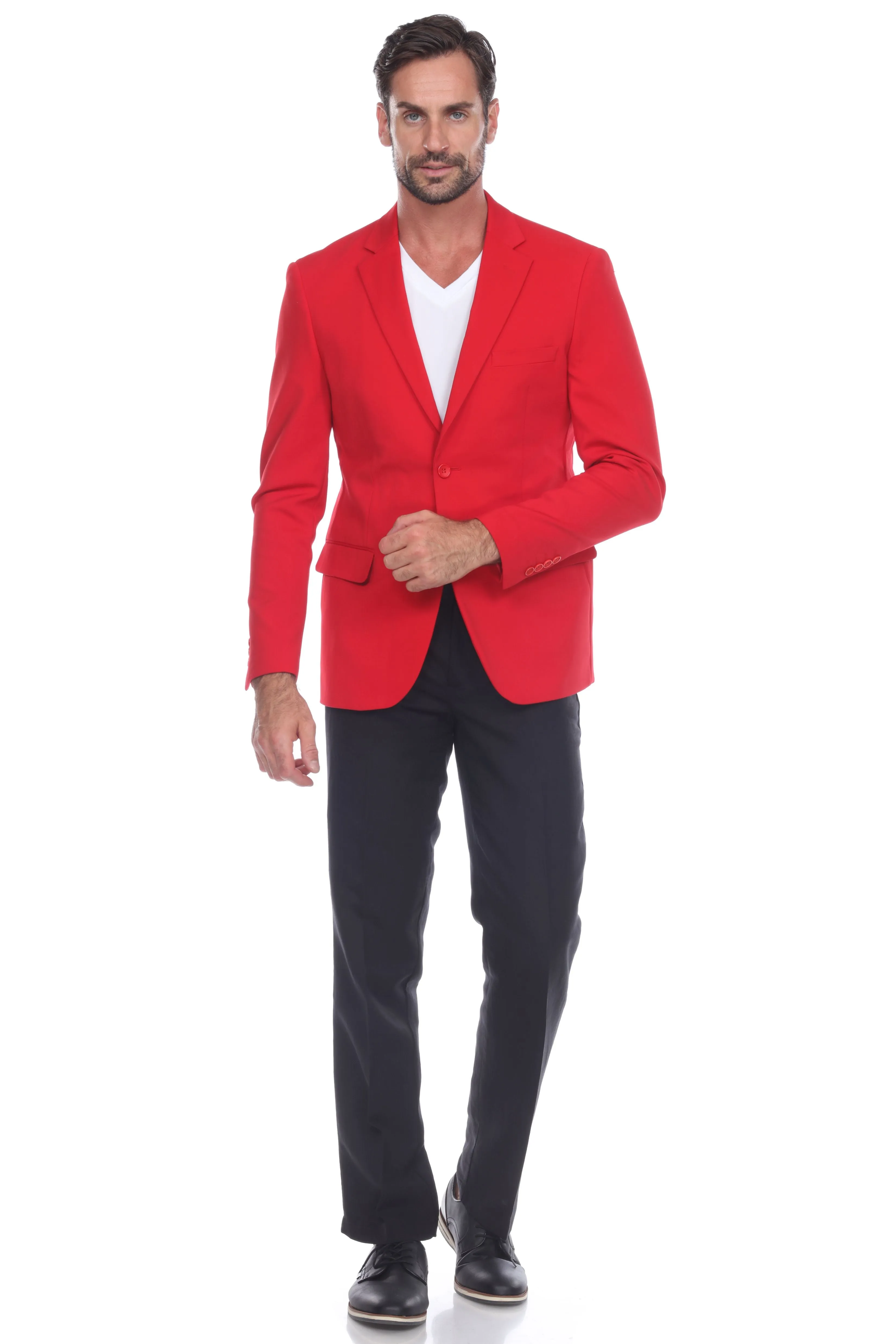 Mojito Reserve Men's Cotton Blend 4-Way Stretch Modern Fit Casual Sports Jacket