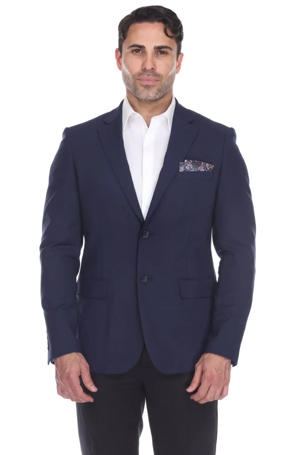 Mojito Reserve Men's Cotton Blend 4-Way Stretch Modern Fit Casual Sports Jacket