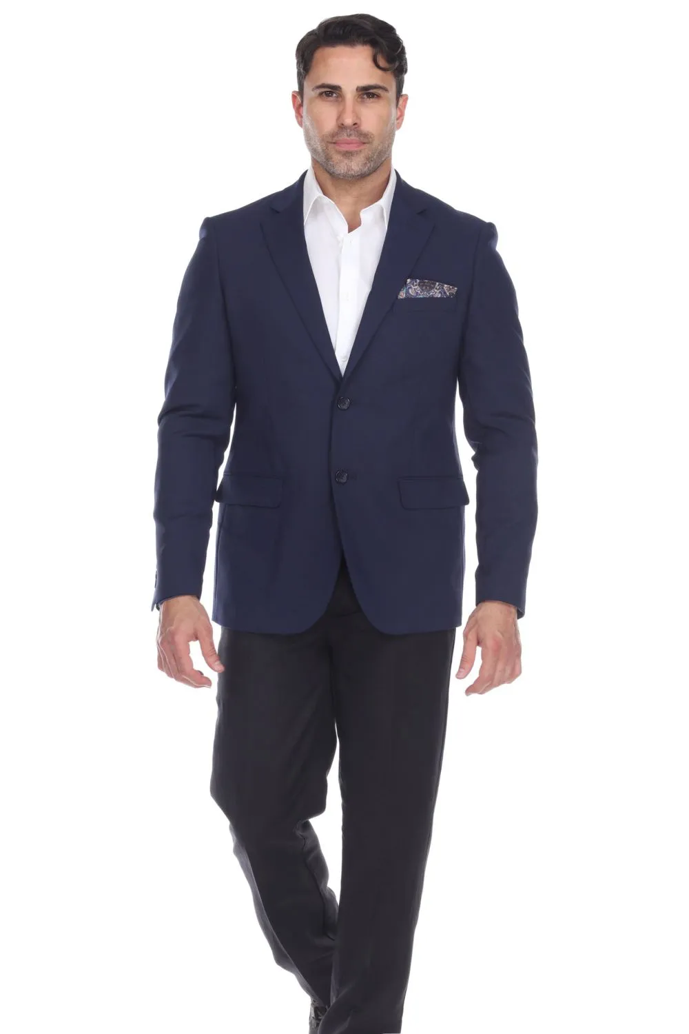 Mojito Reserve Men's Cotton Blend 4-Way Stretch Modern Fit Casual Sports Jacket