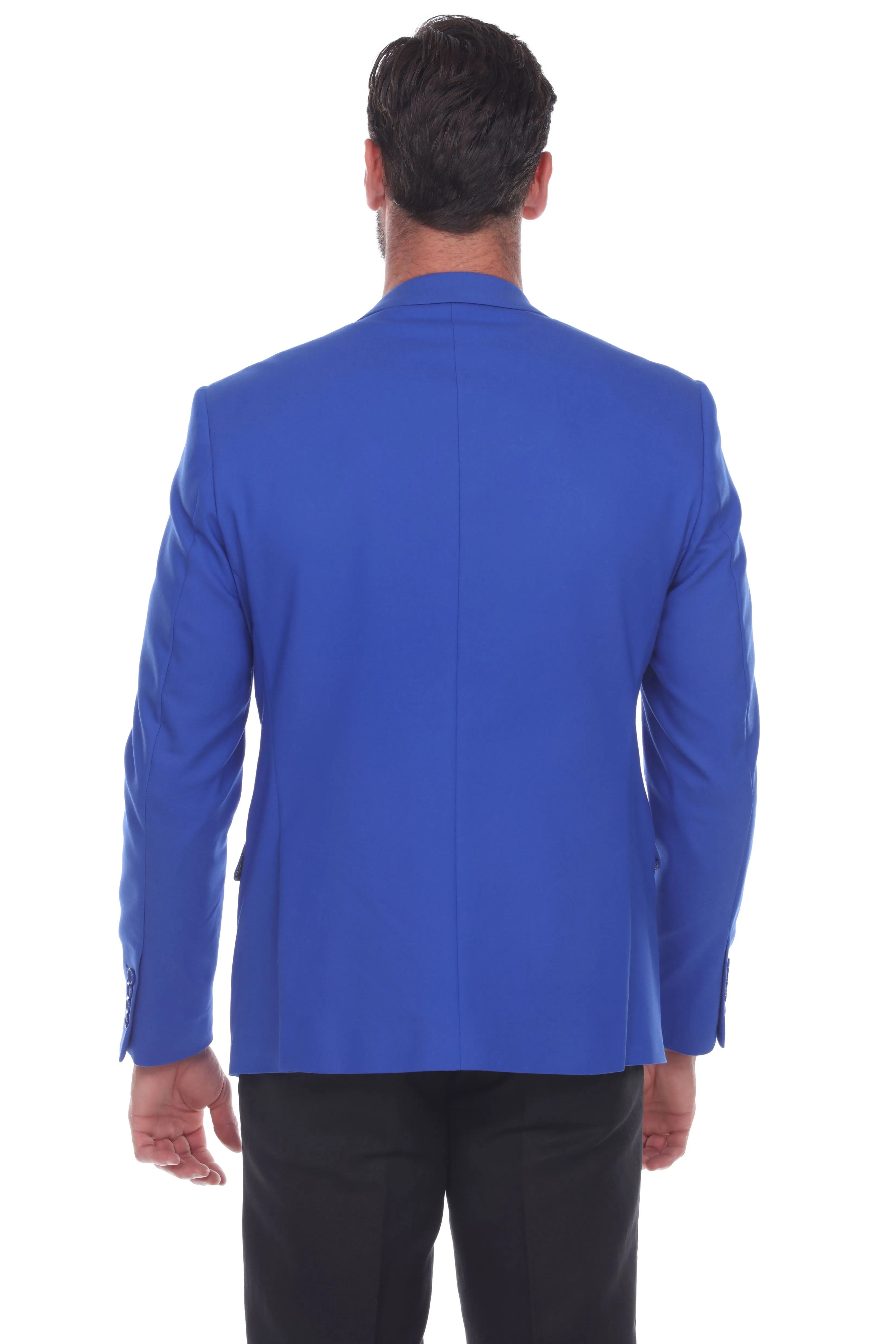 Mojito Reserve Men's Cotton Blend 4-Way Stretch Modern Fit Casual Sports Jacket