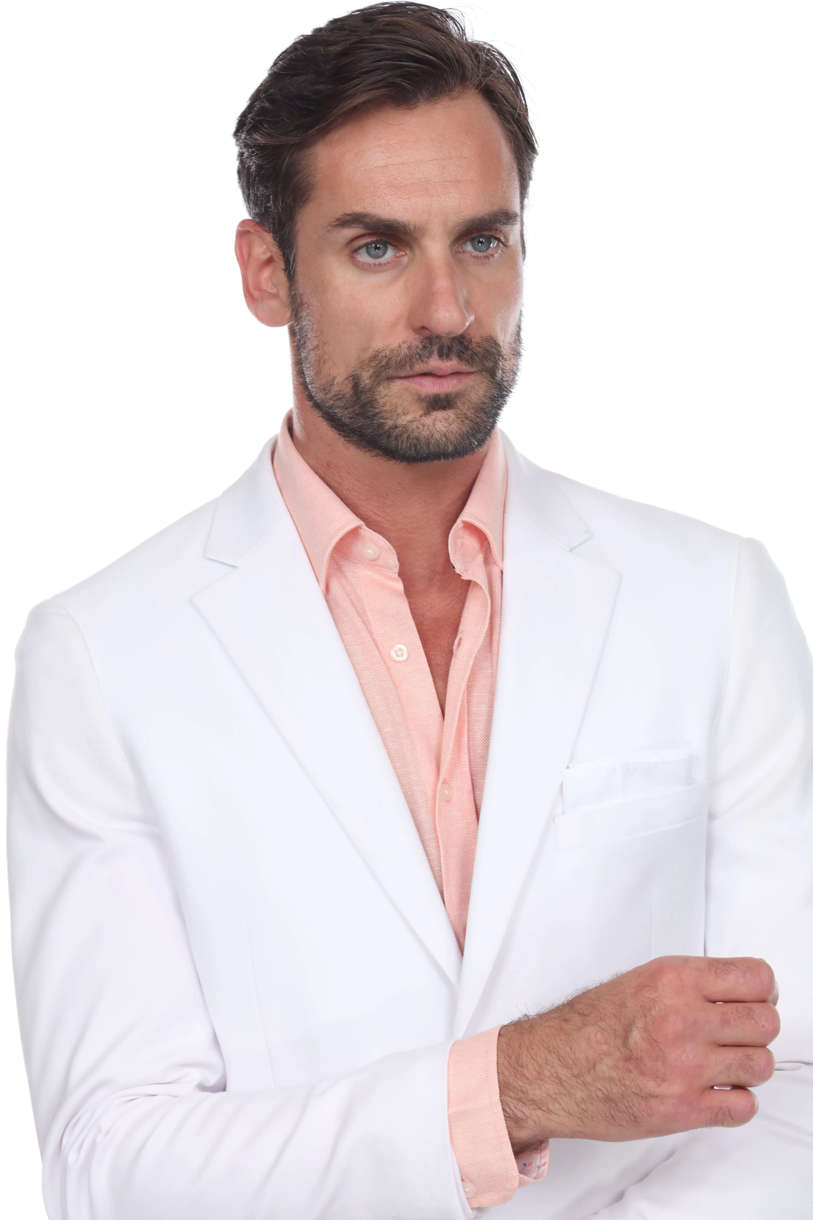 Mojito Reserve Men's Cotton Blend 4-Way Stretch Modern Fit Casual Sports Jacket