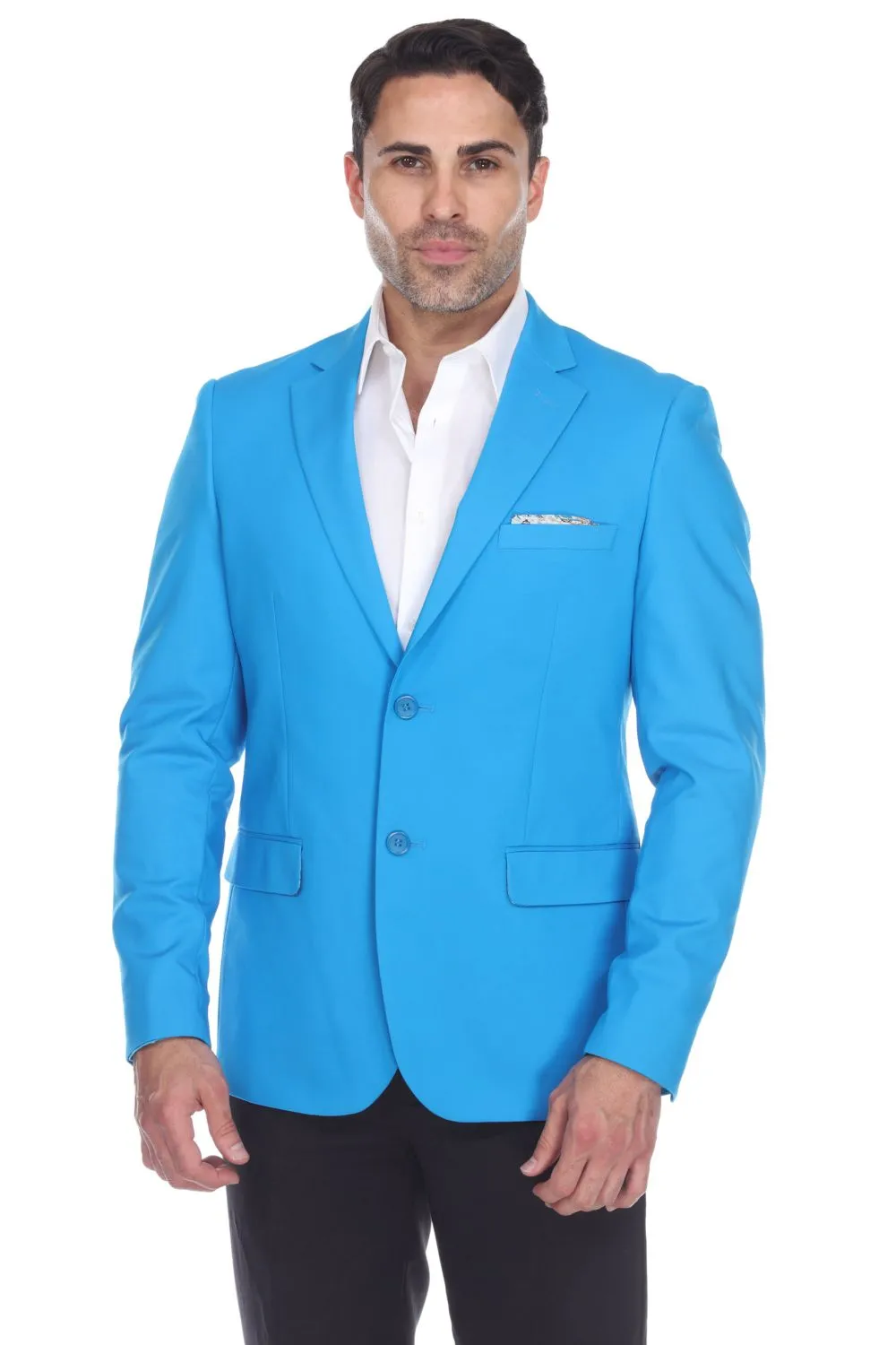 Mojito Reserve Men's Cotton Blend 4-Way Stretch Modern Fit Casual Sports Jacket