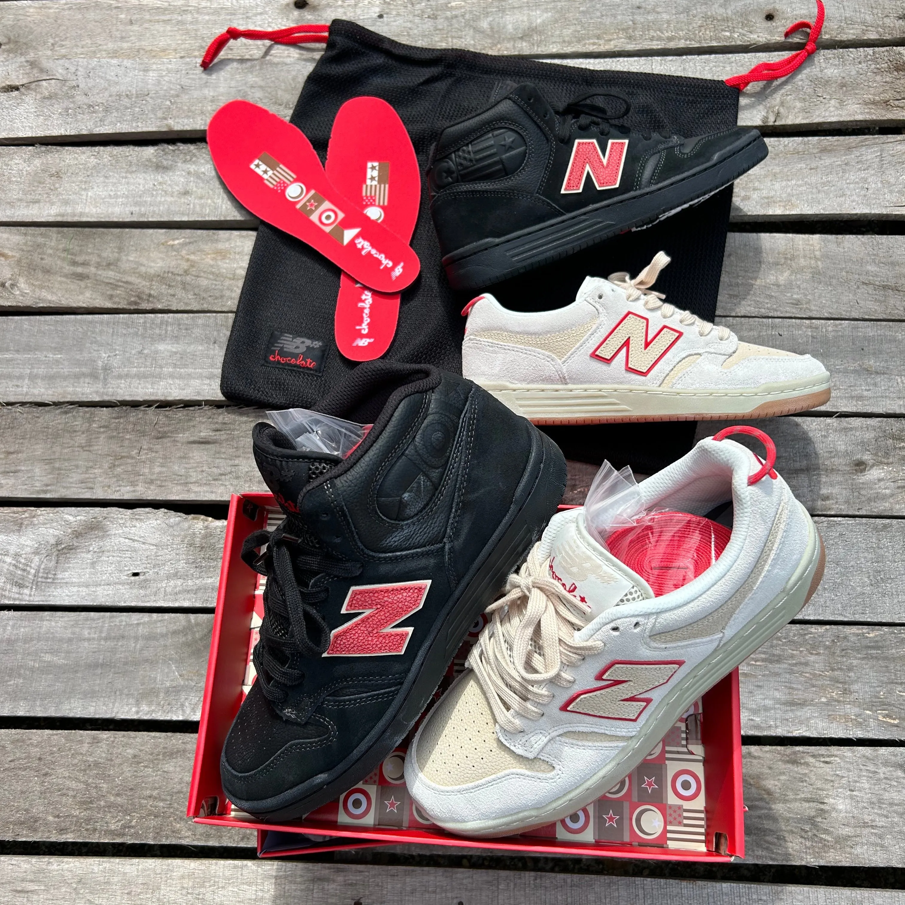 New Balance 480 High X Chocolate Skateboards