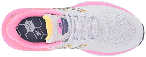 New Balance Women's Fresh Foam 680 V7 Running Shoe, Libra/Vibrant Pink/Night Sky, 9