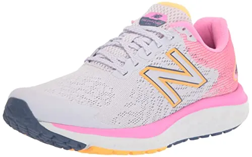 New Balance Women's Fresh Foam 680 V7 Running Shoe, Libra/Vibrant Pink/Night Sky, 9