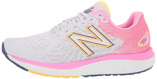 New Balance Women's Fresh Foam 680 V7 Running Shoe, Libra/Vibrant Pink/Night Sky, 9