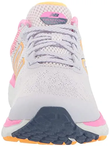 New Balance Women's Fresh Foam 680 V7 Running Shoe, Libra/Vibrant Pink/Night Sky, 9