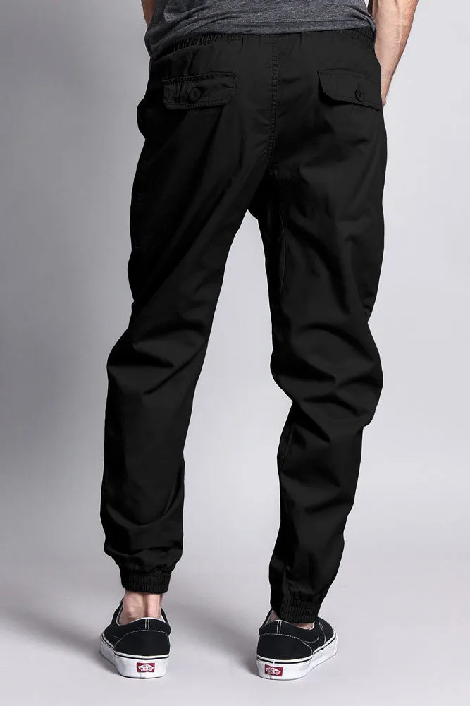 Non-Stretch Twill Jogger Pants