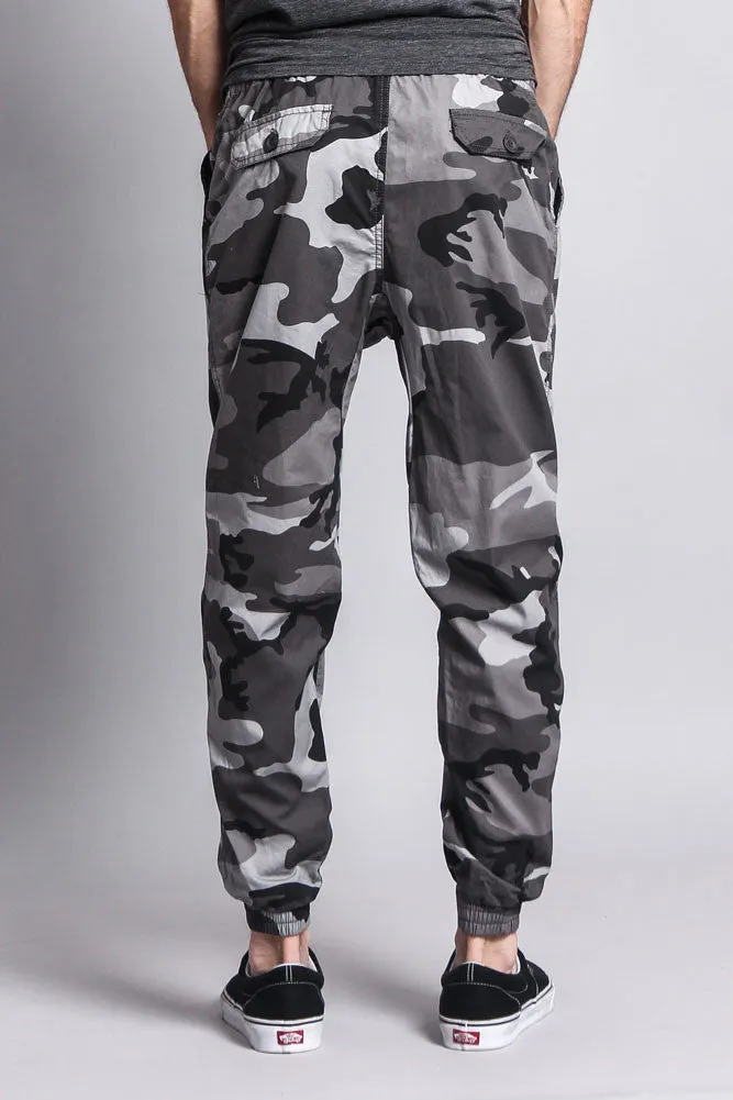 Non-Stretch Twill Jogger Pants