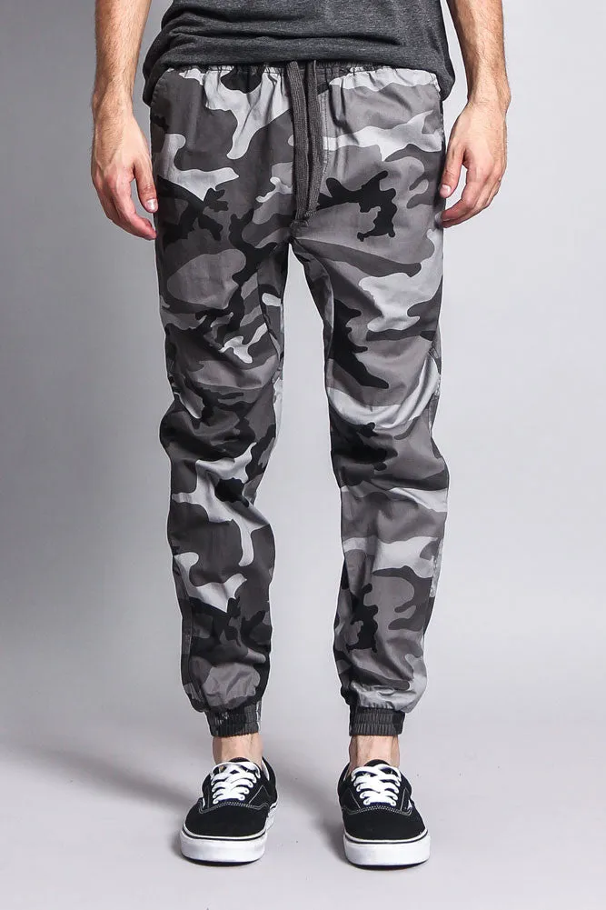 Non-Stretch Twill Jogger Pants