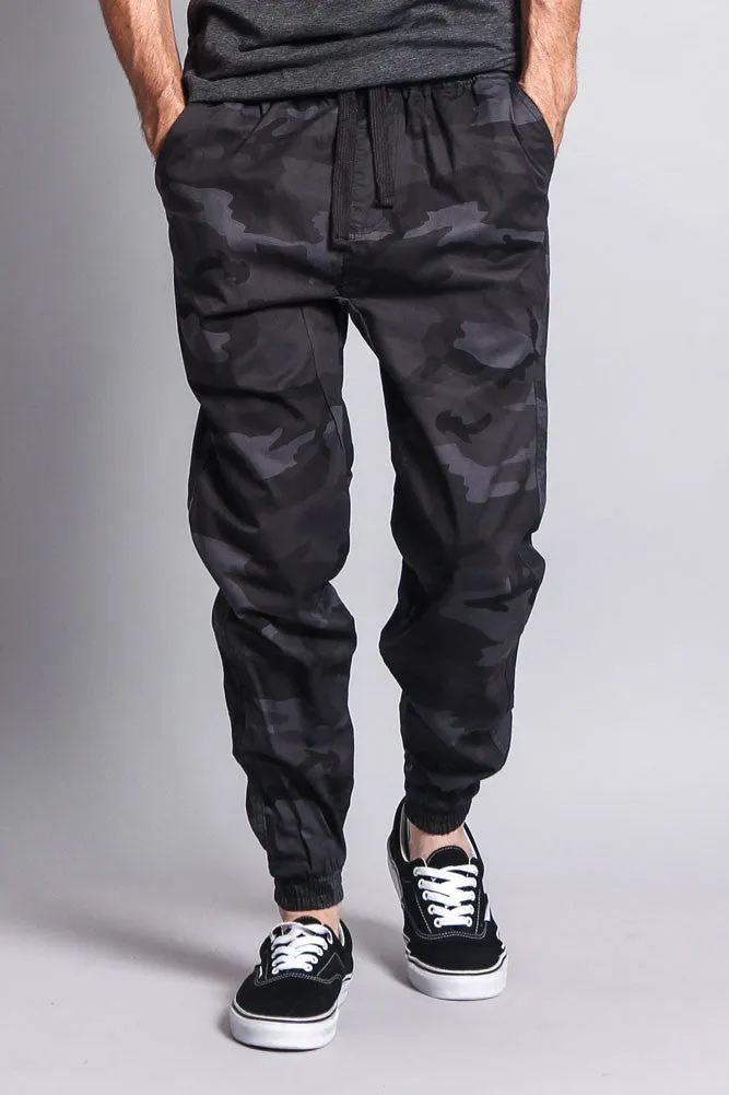 Non-Stretch Twill Jogger Pants