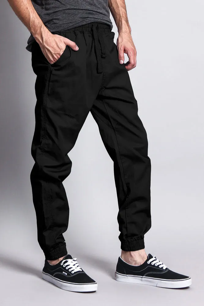 Non-Stretch Twill Jogger Pants