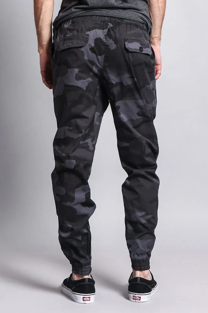 Non-Stretch Twill Jogger Pants