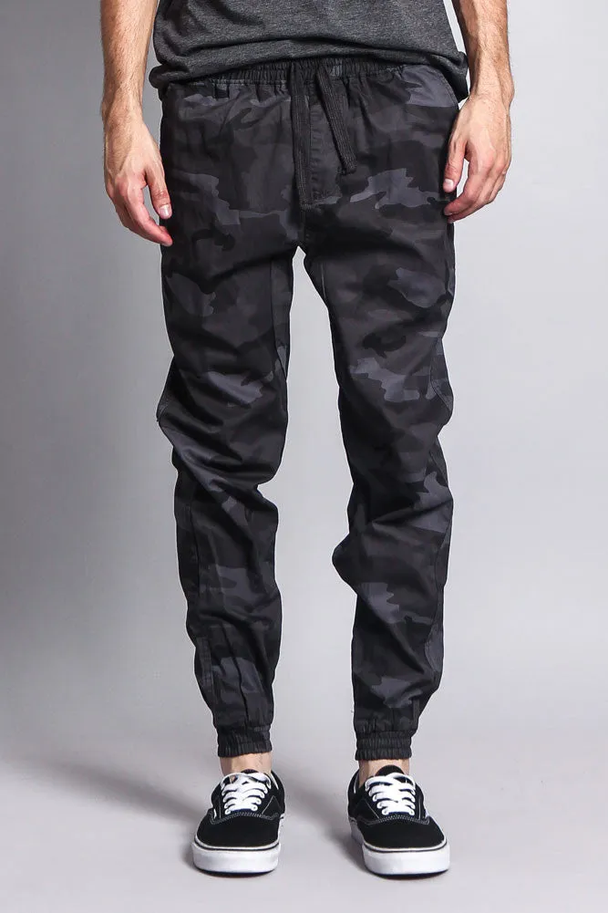 Non-Stretch Twill Jogger Pants