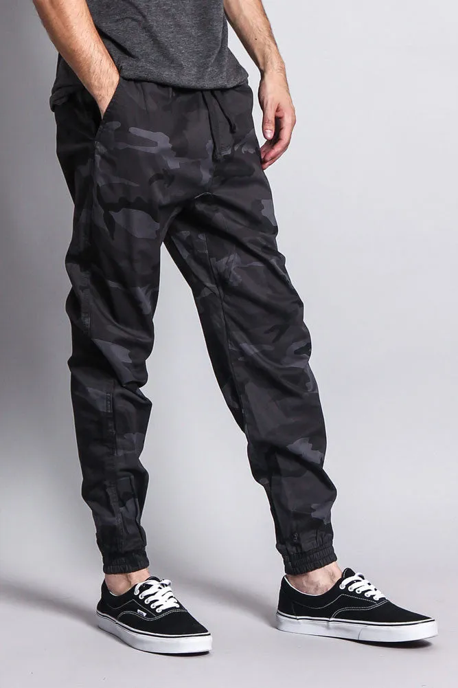 Non-Stretch Twill Jogger Pants