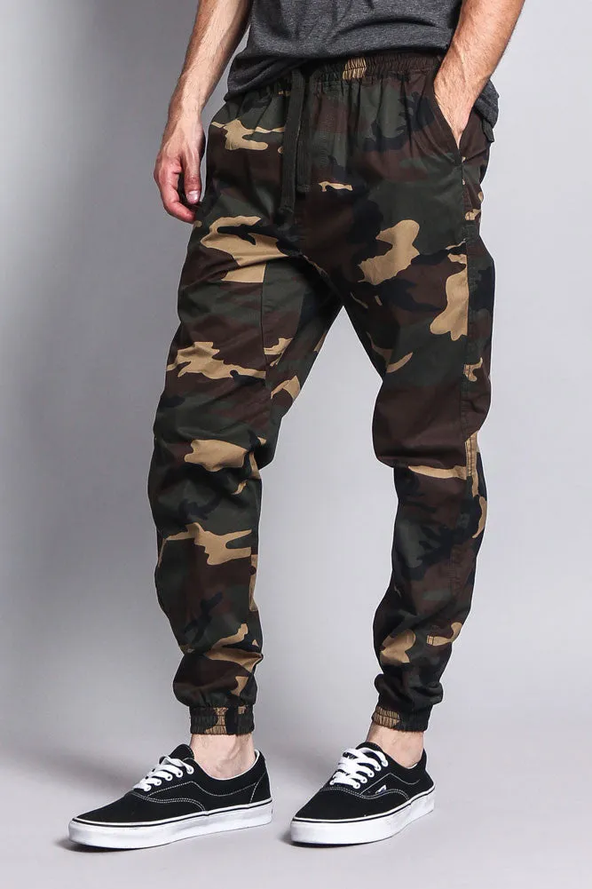 Non-Stretch Twill Jogger Pants