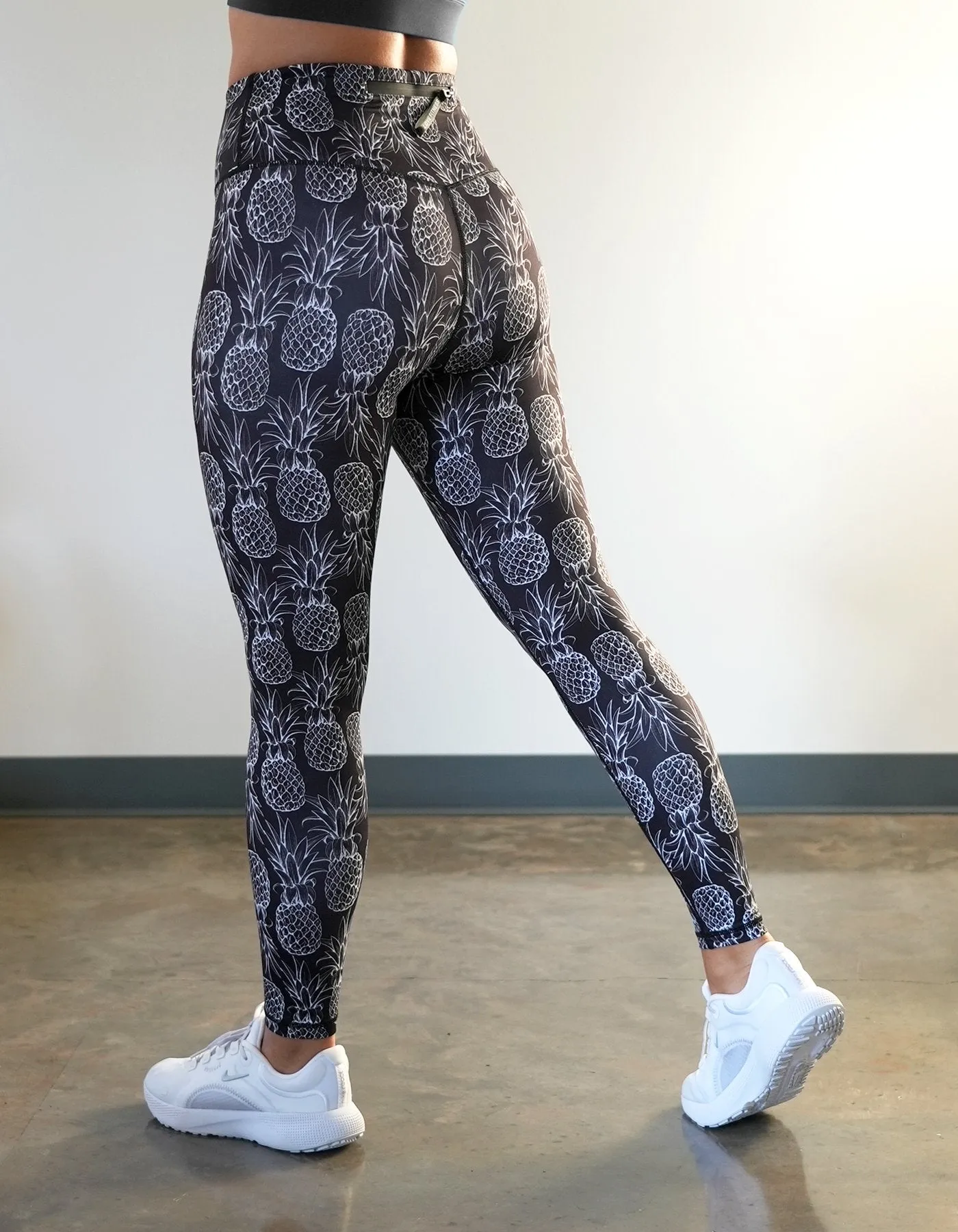 Pineapple Leggings - Black