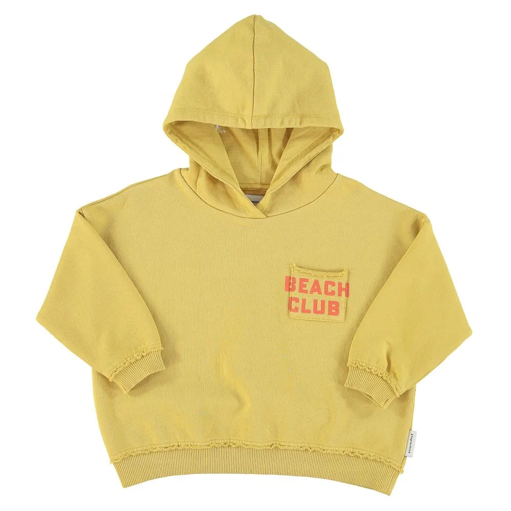 PIUPIUCHICK "BEACH CLUB" HOODED SWEATSHIRT