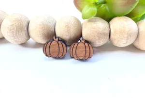 Pumpkin Stud Earring, Fall Post Earring, Autumn Earring, Mother's Day Gift, Gift for Best Friend, Sister Gift