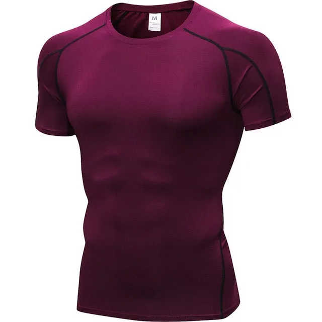 Quickly Dry Mens Running Shirts