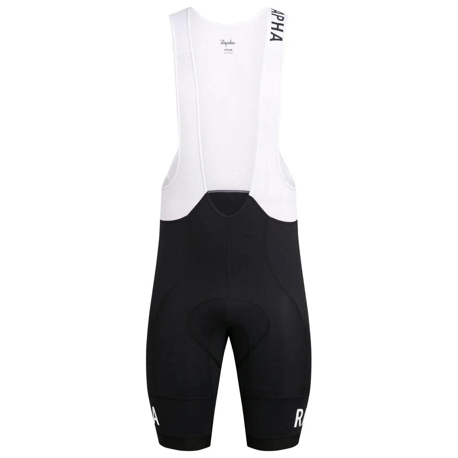 RAPHA Pro Team Training Bib Shorts - BLW  Black/White