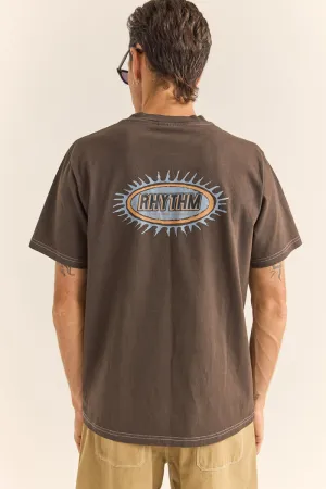 Rhythm Rays Vintage Ss T-Shirt - VINTAGE BLACK