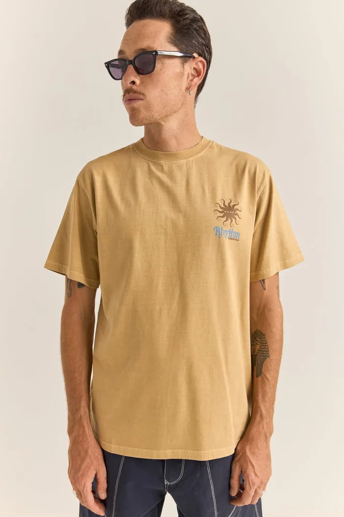 Rhythm Sun Vintage Ss T-Shirt - MACADAMIA