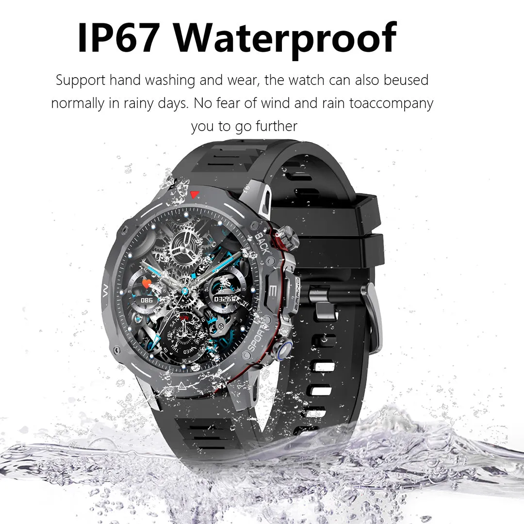 RollsTimi RTG102 Men's Smartwatch Sports Fitness Tracker Waterproof Smart Watch for Women Heart Rate Blood Pressure Monitoring