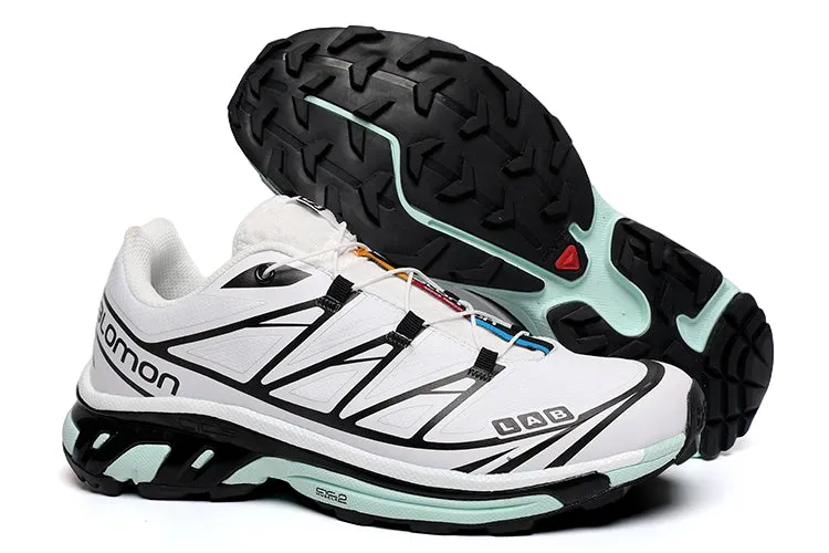 Salomon XT6 ADVANCED Light Running Trainers Black & White