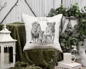 Sketch Design Lion Pride Cushion