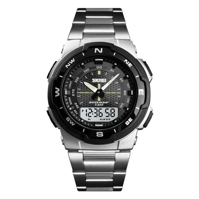 SKMEI 1370 Fashion Sport Watch for Men w/ Stopwatch & Chronograph