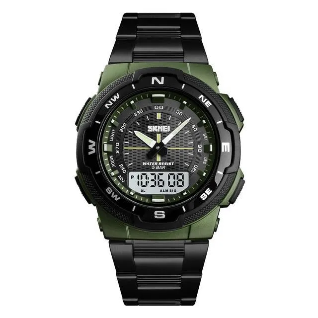 SKMEI 1370 Fashion Sport Watch for Men w/ Stopwatch & Chronograph