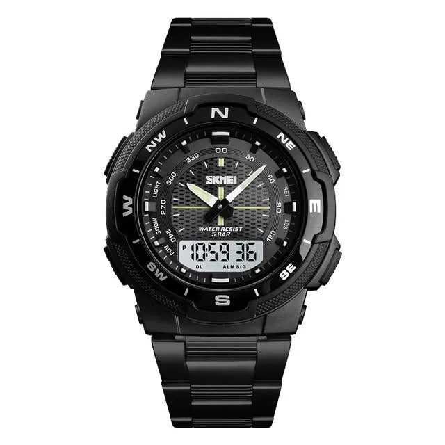 SKMEI 1370 Fashion Sport Watch for Men w/ Stopwatch & Chronograph