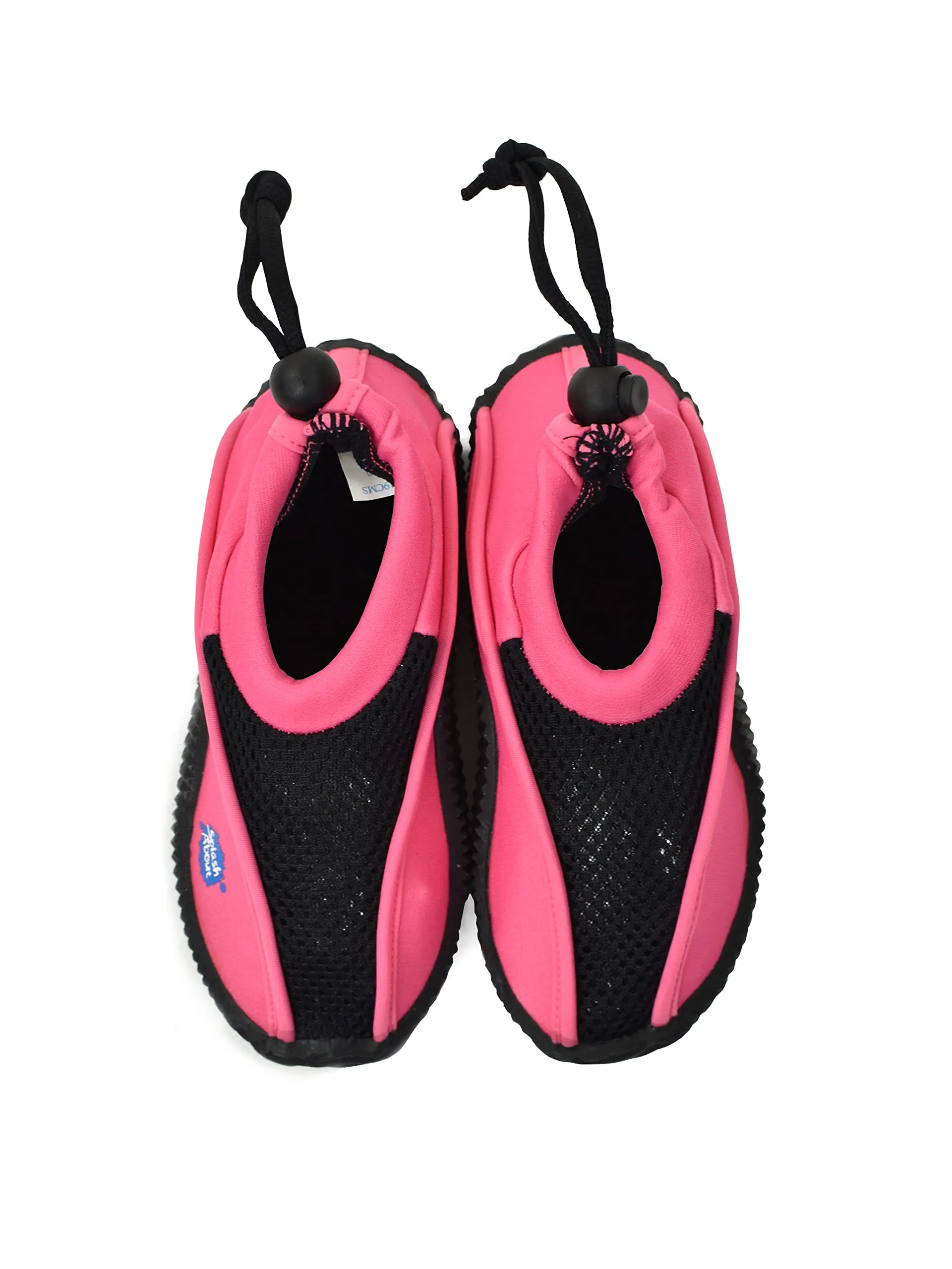 Splash About Kids Pool and Beach Shoes, Swimming Shoes, Pink Classis, Size UK-10/17 Cm (5 Years), Neoprene & Mesh Upper Body, Firm Sole, UPF 50  Sun Protection.