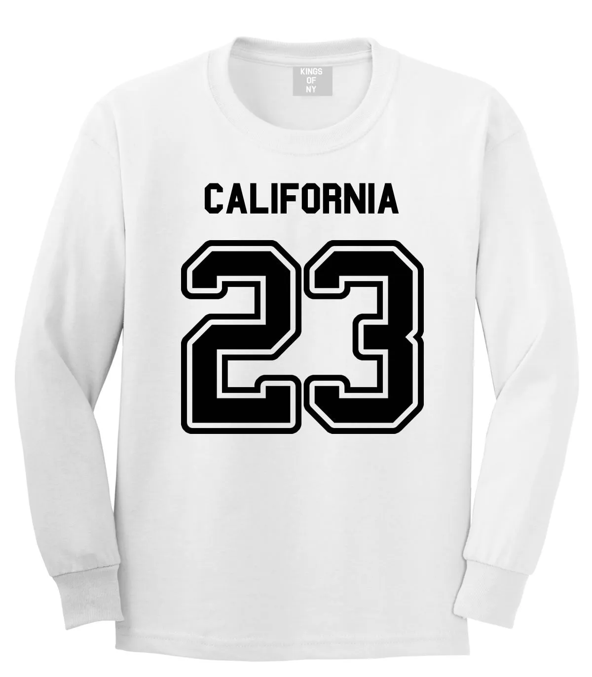 Sport Style California 23 Team State Jersey Long Sleeve T-Shirt