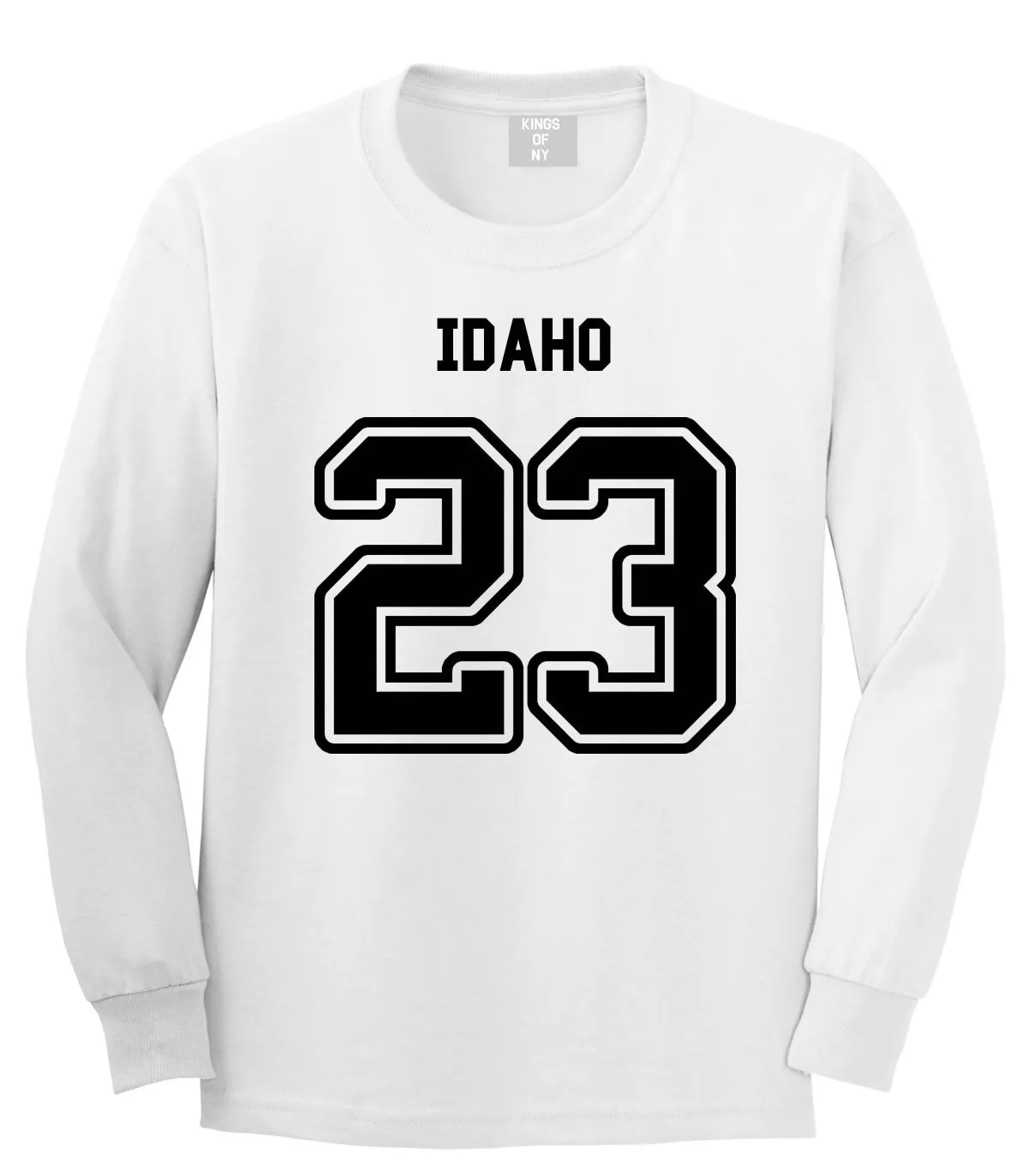 Sport Style Idaho 23 Team State Jersey Long Sleeve T-Shirt