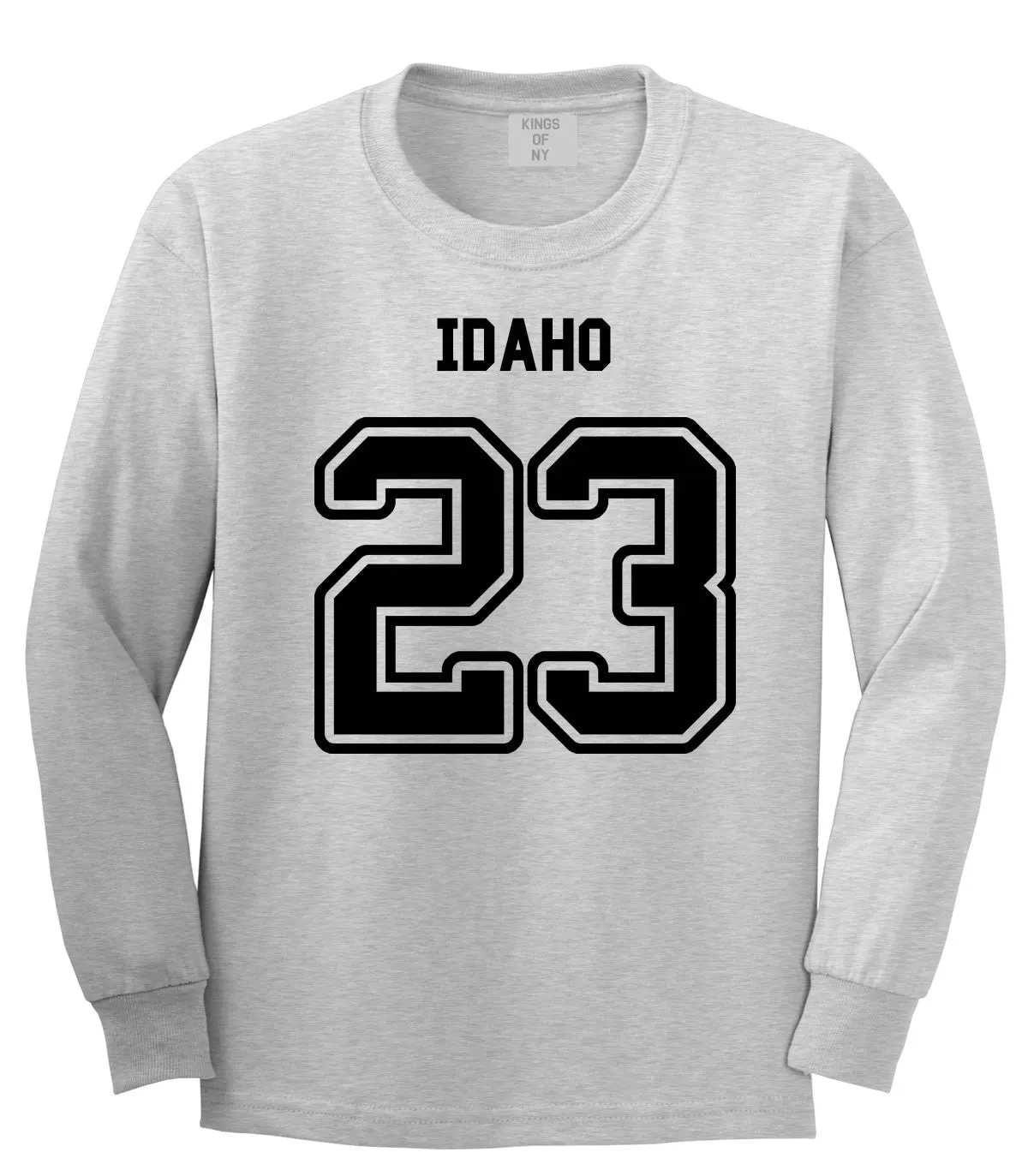 Sport Style Idaho 23 Team State Jersey Long Sleeve T-Shirt