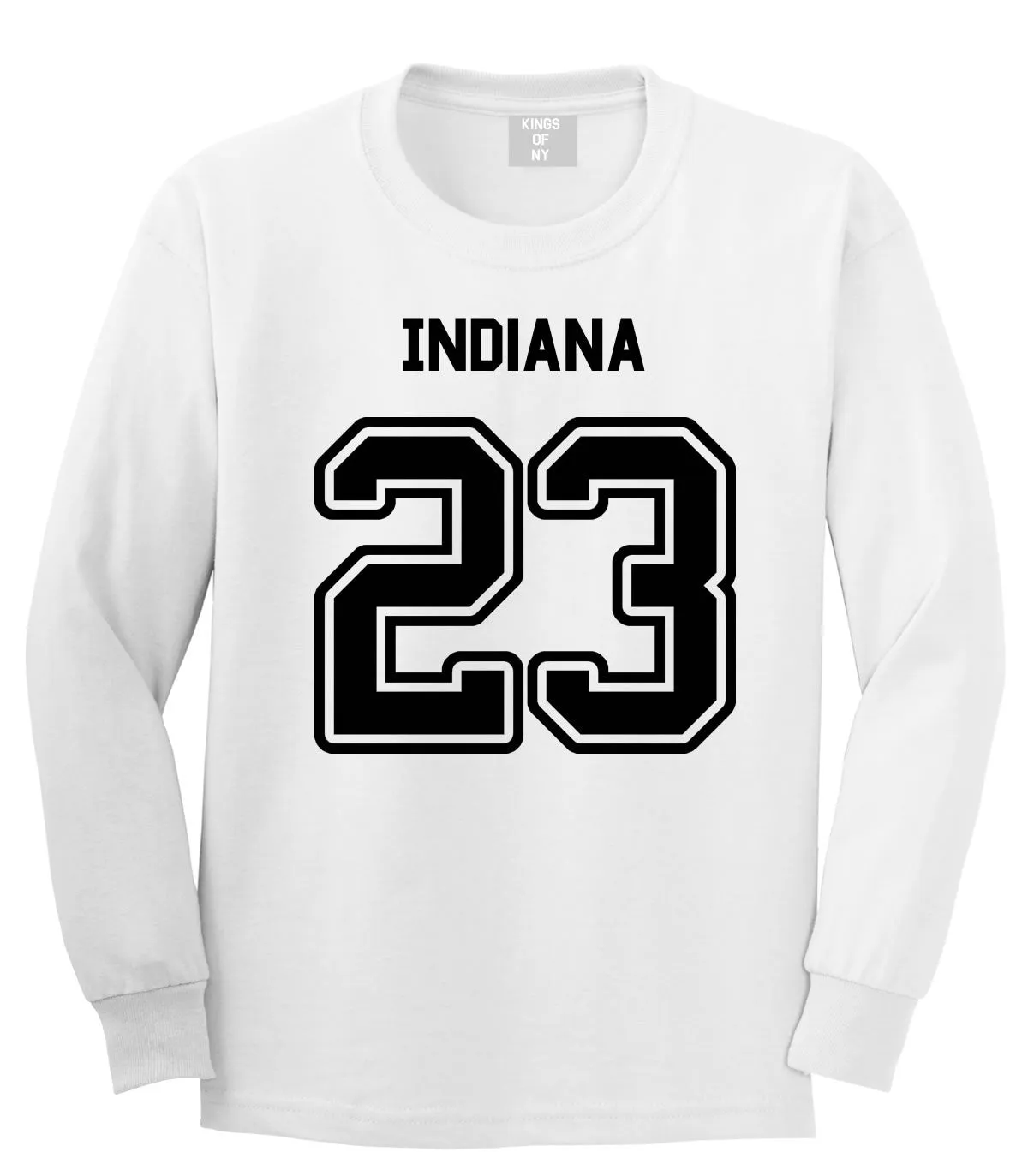 Sport Style Indiana 23 Team State Jersey Long Sleeve T-Shirt