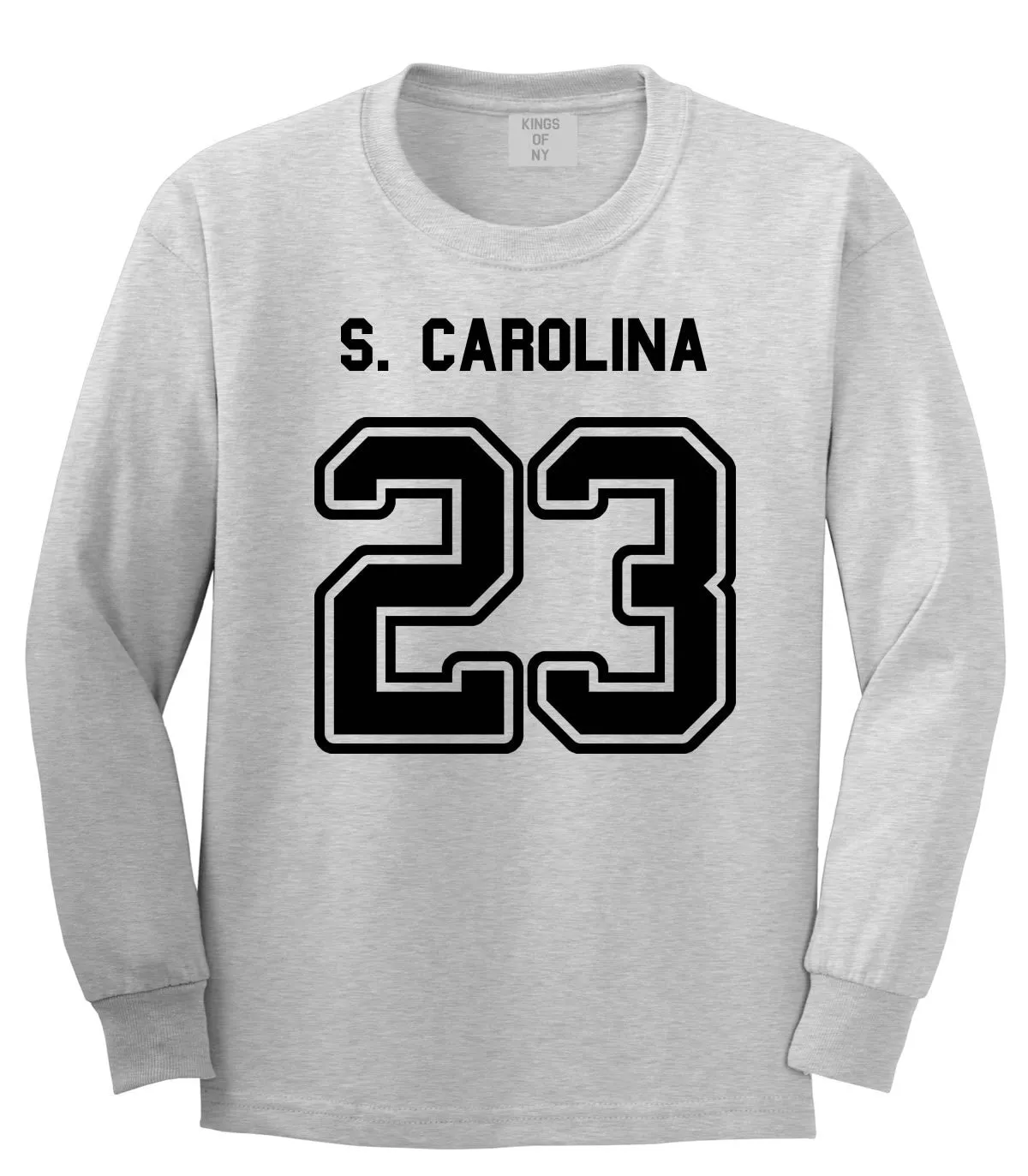 Sport Style South Carolina 23 Team State Jersey Long Sleeve T-Shirt