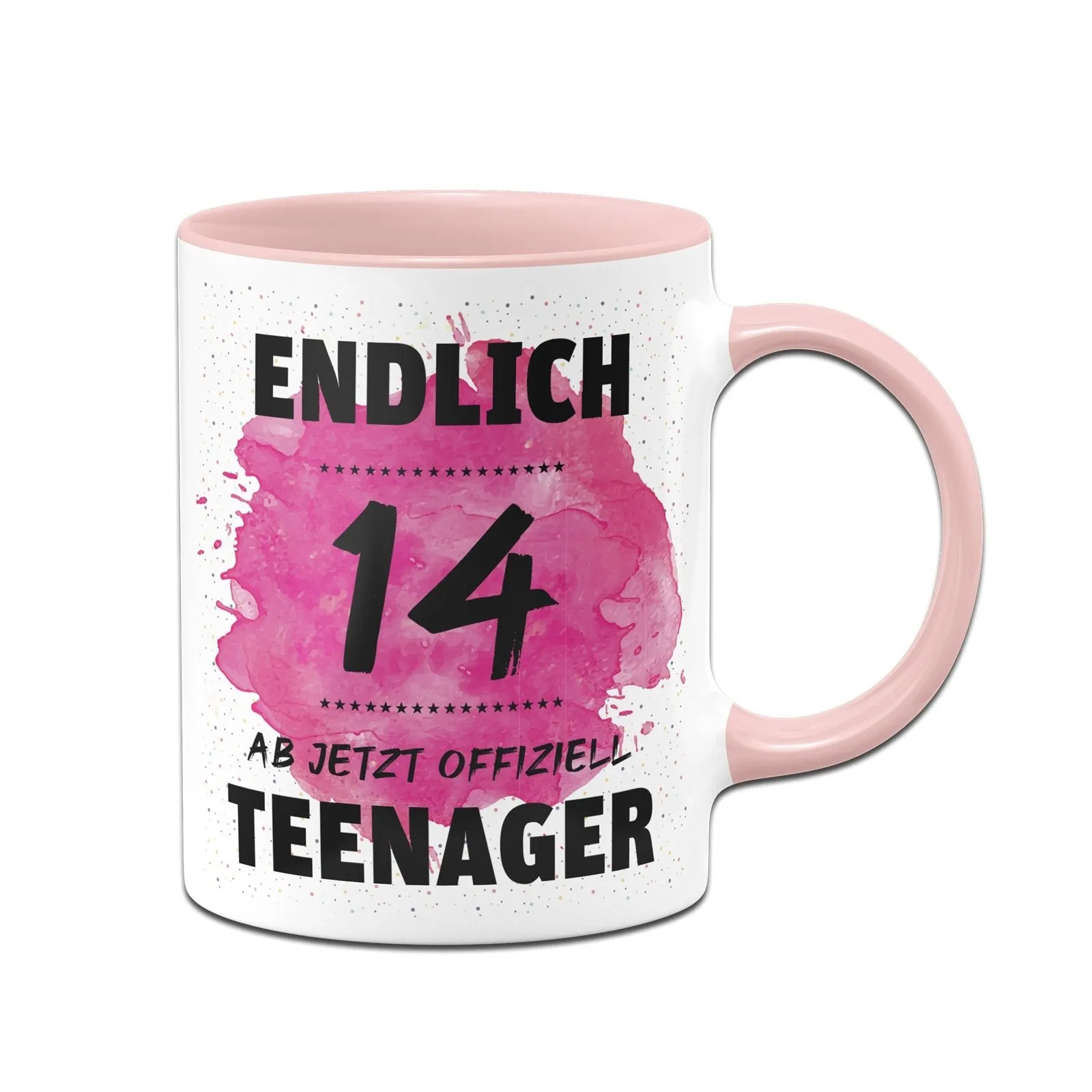 Tasse - Endlich 14 - Ab jetzt offiziell Teenager