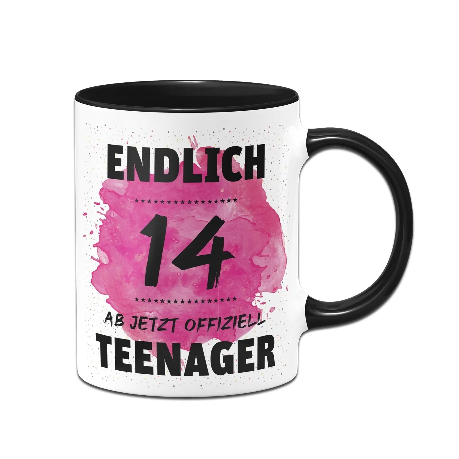 Tasse - Endlich 14 - Ab jetzt offiziell Teenager