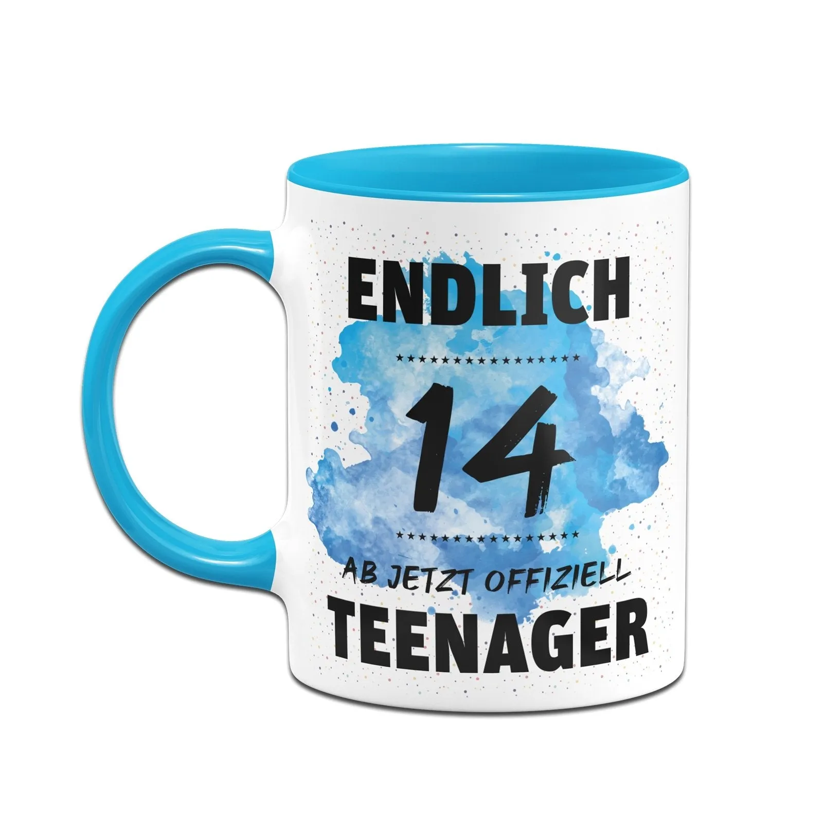 Tasse - Endlich 14 - Ab jetzt offiziell Teenager