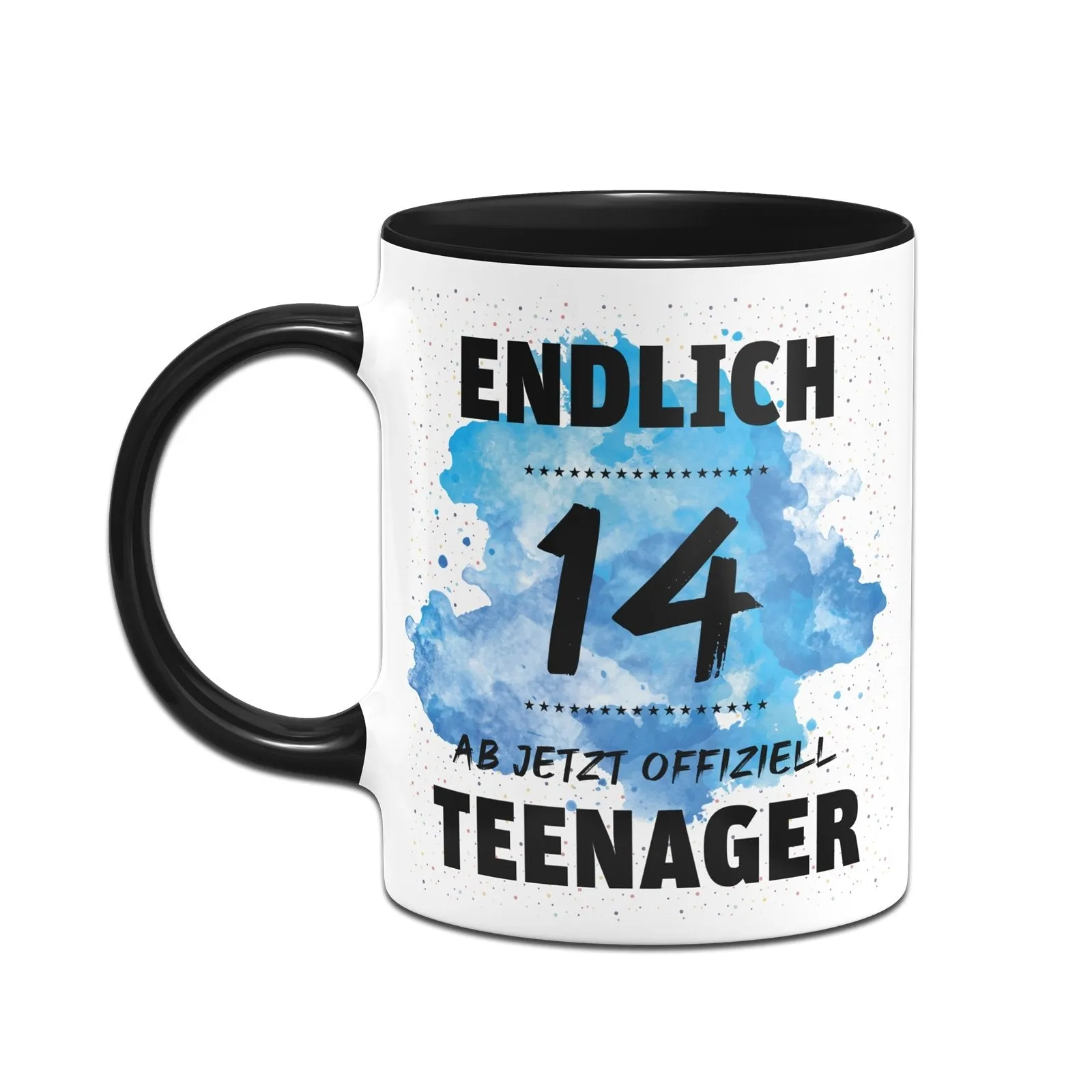 Tasse - Endlich 14 - Ab jetzt offiziell Teenager