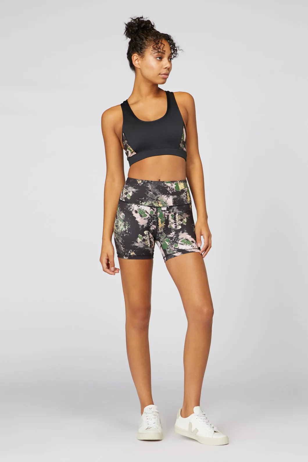 Transcendent Printed Bike Short