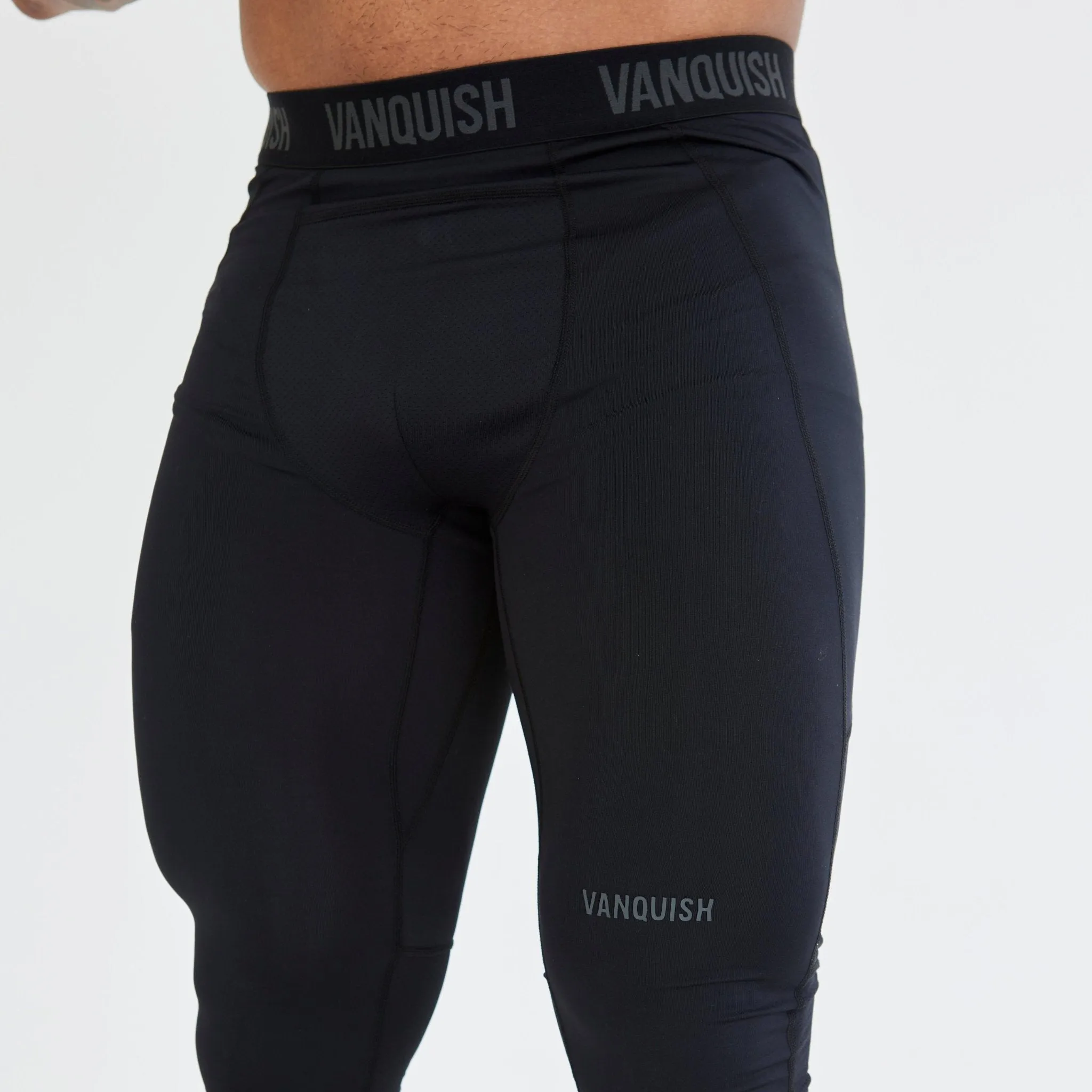 Vanquish Utility Black Base Layer Leggings